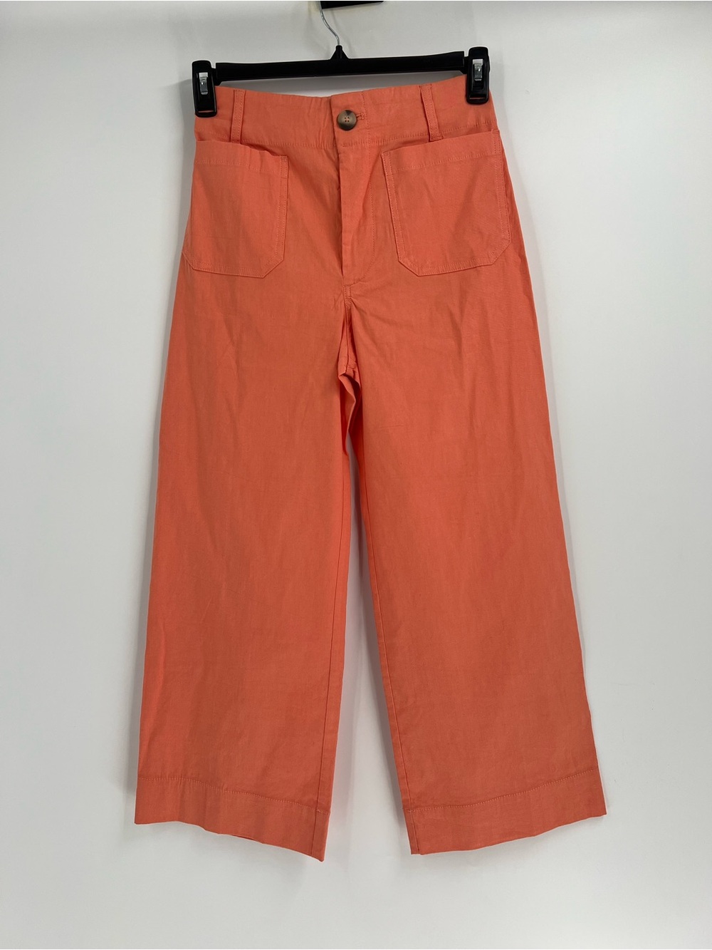 Maeve Colette Coral Wide Leg Crop Pants NEW - Picture 2 of 5